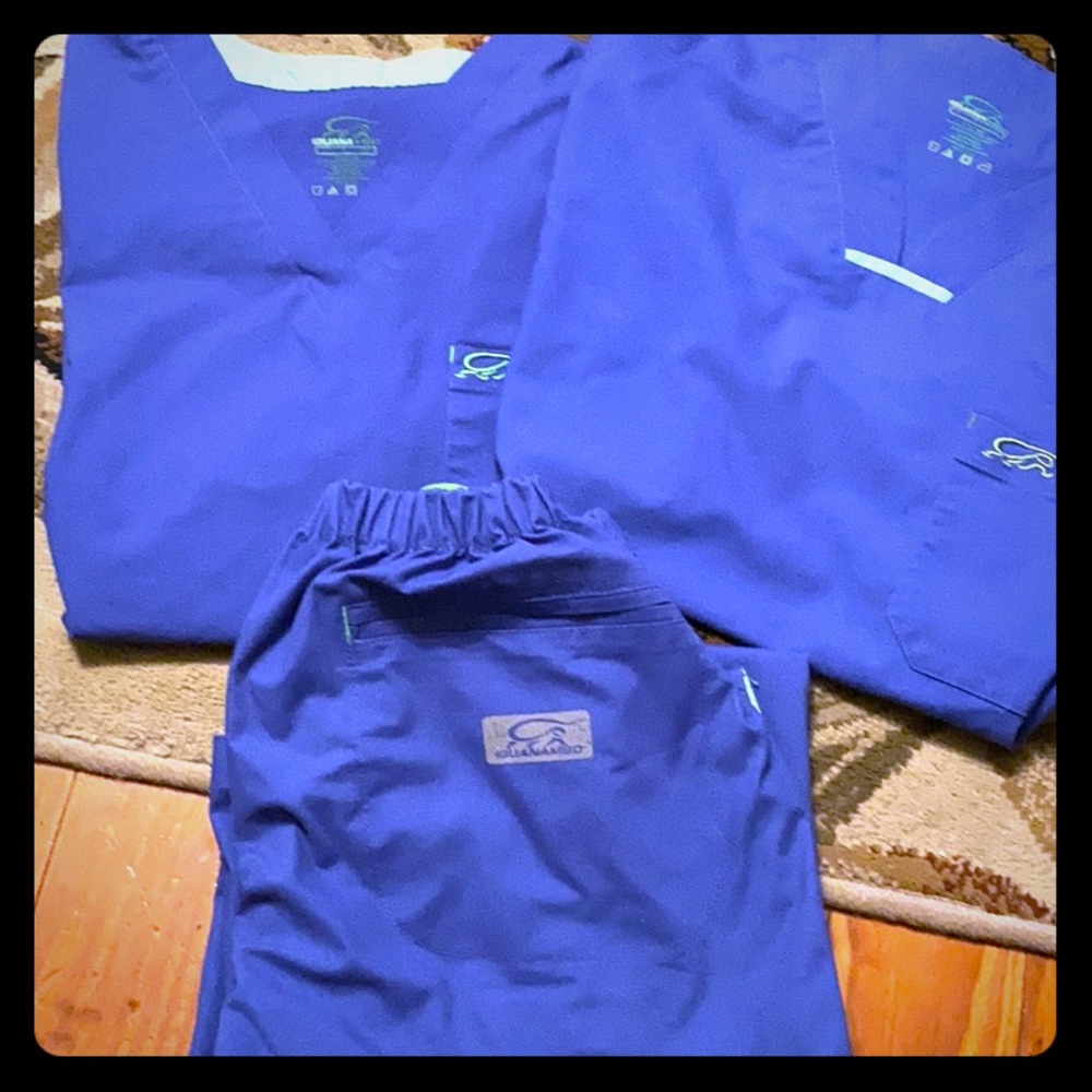 Set of nursing scrubs